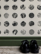 A Peep to the Past wallpaper by Langelid/von Bromssen - geometric design in Black