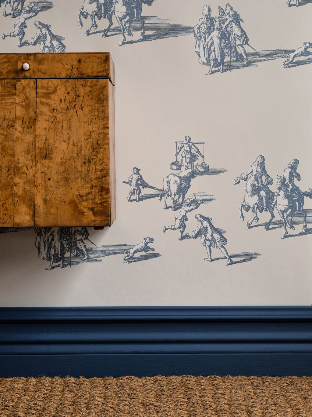 A Walk in the Park wallpaper by Langelid/von Bromssen - animals design in Blue