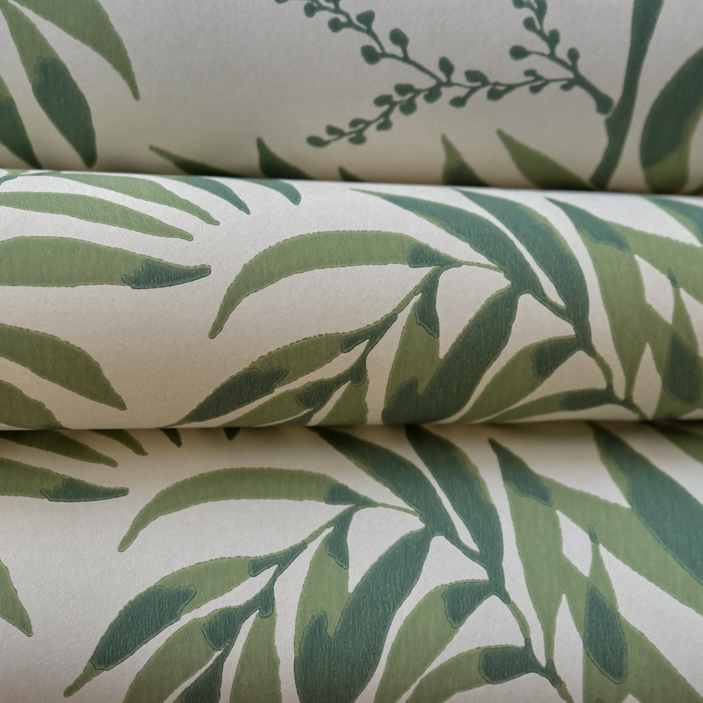 Casablanca Afternoon wallpaper by Langelid/von Bromssen - botanical design in Green – Palm