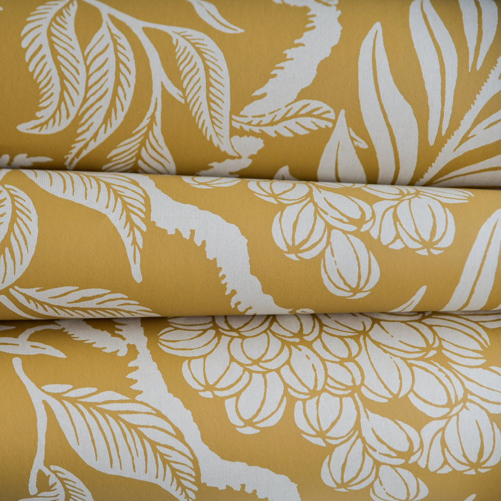 Cornucopia wallpaper by Langelid/von Bromssen - floral design in Yellow
