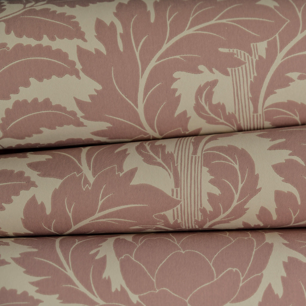 Artichoke wallpaper by Langelid/von Bromssen - botanical design in Pink