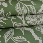 Cornucopia wallpaper by Langelid/von Bromssen - floral design in Green – Verde