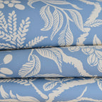 Cornucopia wallpaper by Langelid/von Bromssen - floral design in Blue