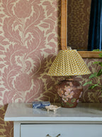 Artichoke wallpaper by Langelid/von Bromssen - botanical design in Pink