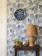 Grape Thief wallpaper by Langelid/von Bromssen - animals design in Blue