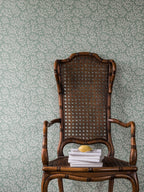 Coral wallpaper by Langelid/von Bromssen - coastal design in Teal