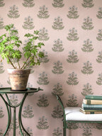 Floret wallpaper by Langelid/von Bromssen - floral design in Peach