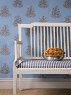 Floret wallpaper by Langelid/von Bromssen - floral design in Blue