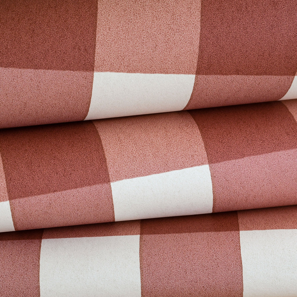 Picnic wallpaper by Langelid/von Bromssen - geometric design in Red