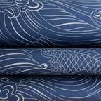 Plenty more Fish wallpaper by Langelid/von Bromssen - coastal design in Blue – Ink