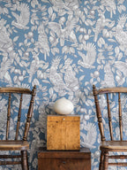 Talk about Cockatoos wallpaper by Langelid/von Bromssen - animals design in Blue