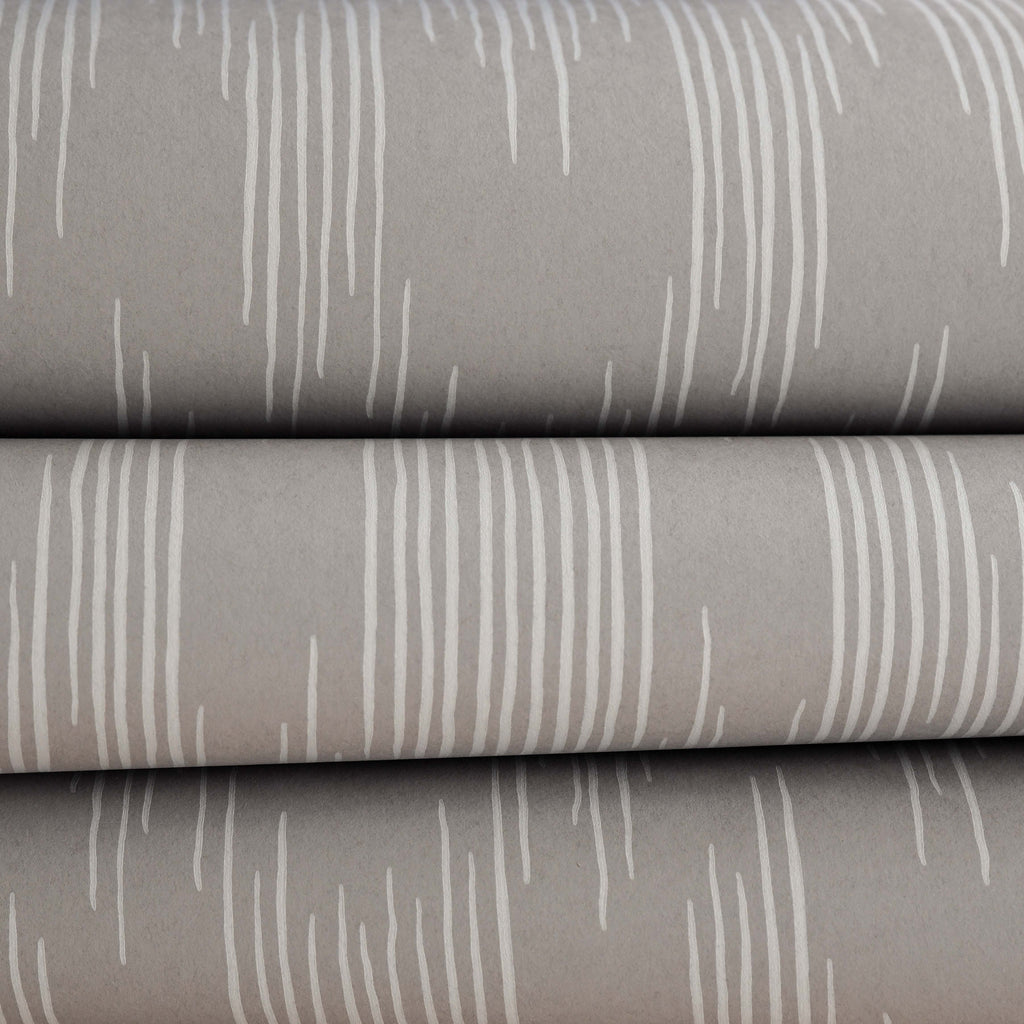 Ikat wallpaper by Langelid/von Bromssen - geometric design in Cream