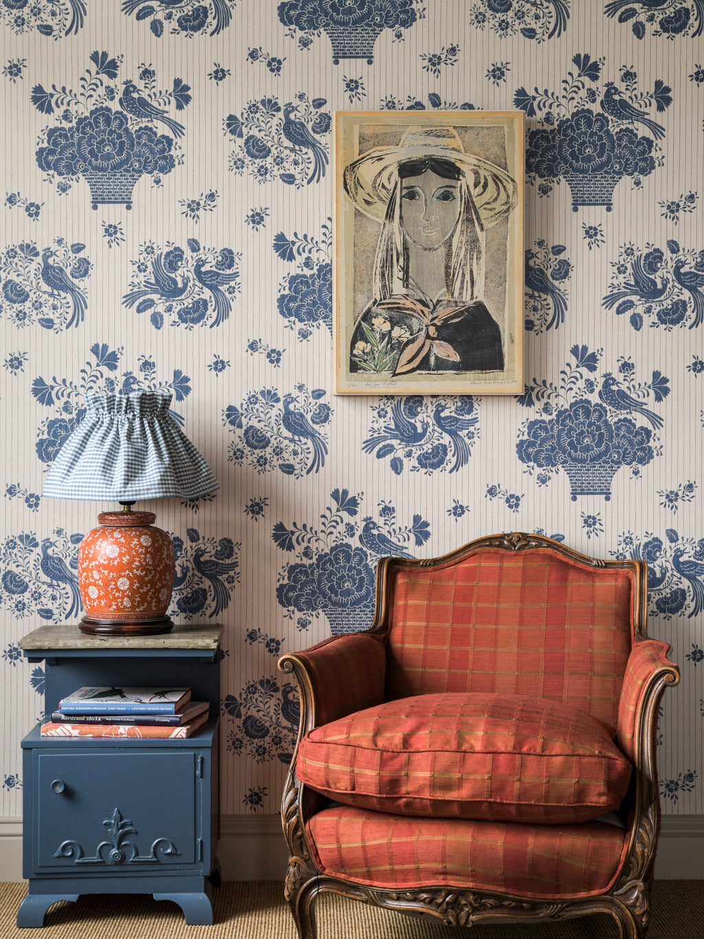 Birds Nest wallpaper by Langelid/von Bromssen - animals design in Blue
