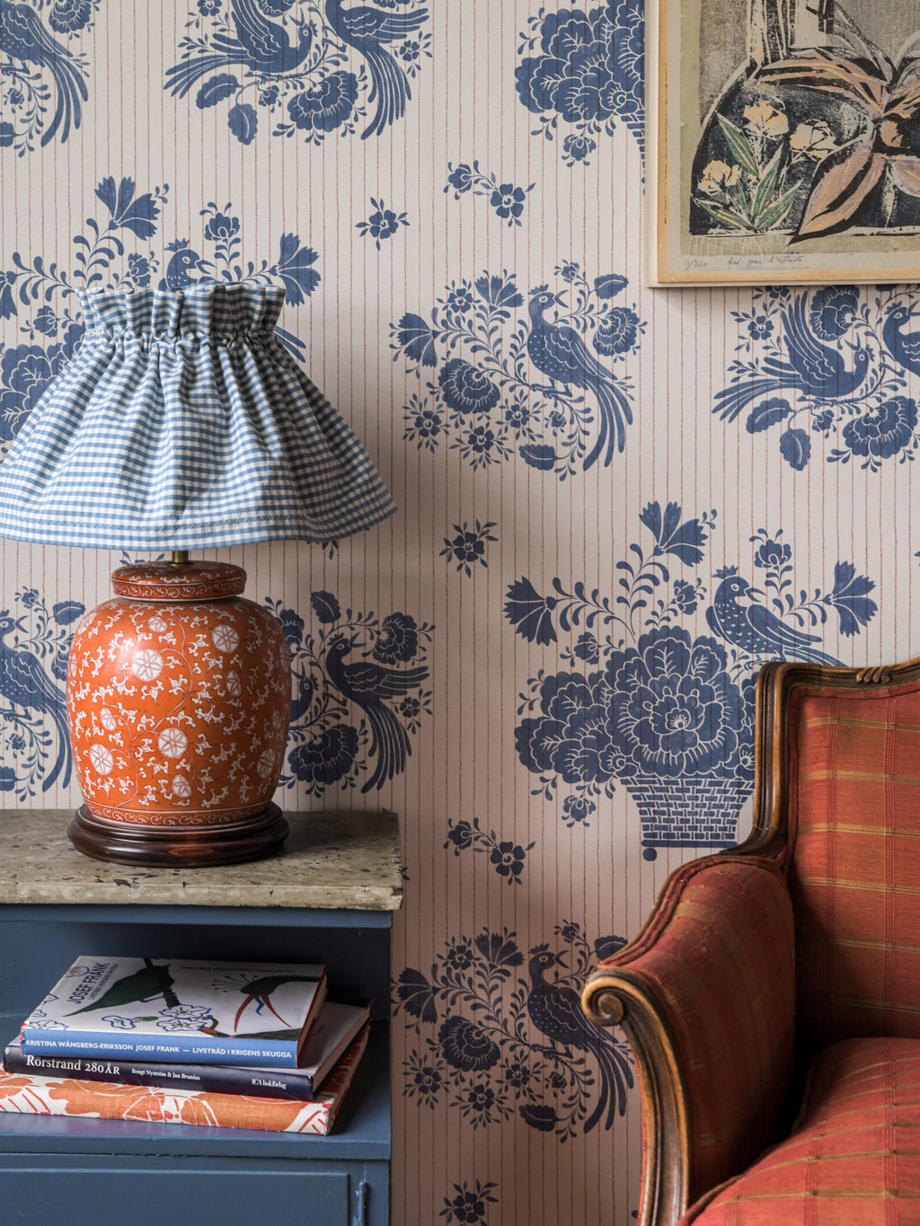Birds Nest wallpaper by Langelid/von Bromssen - animals design in Blue