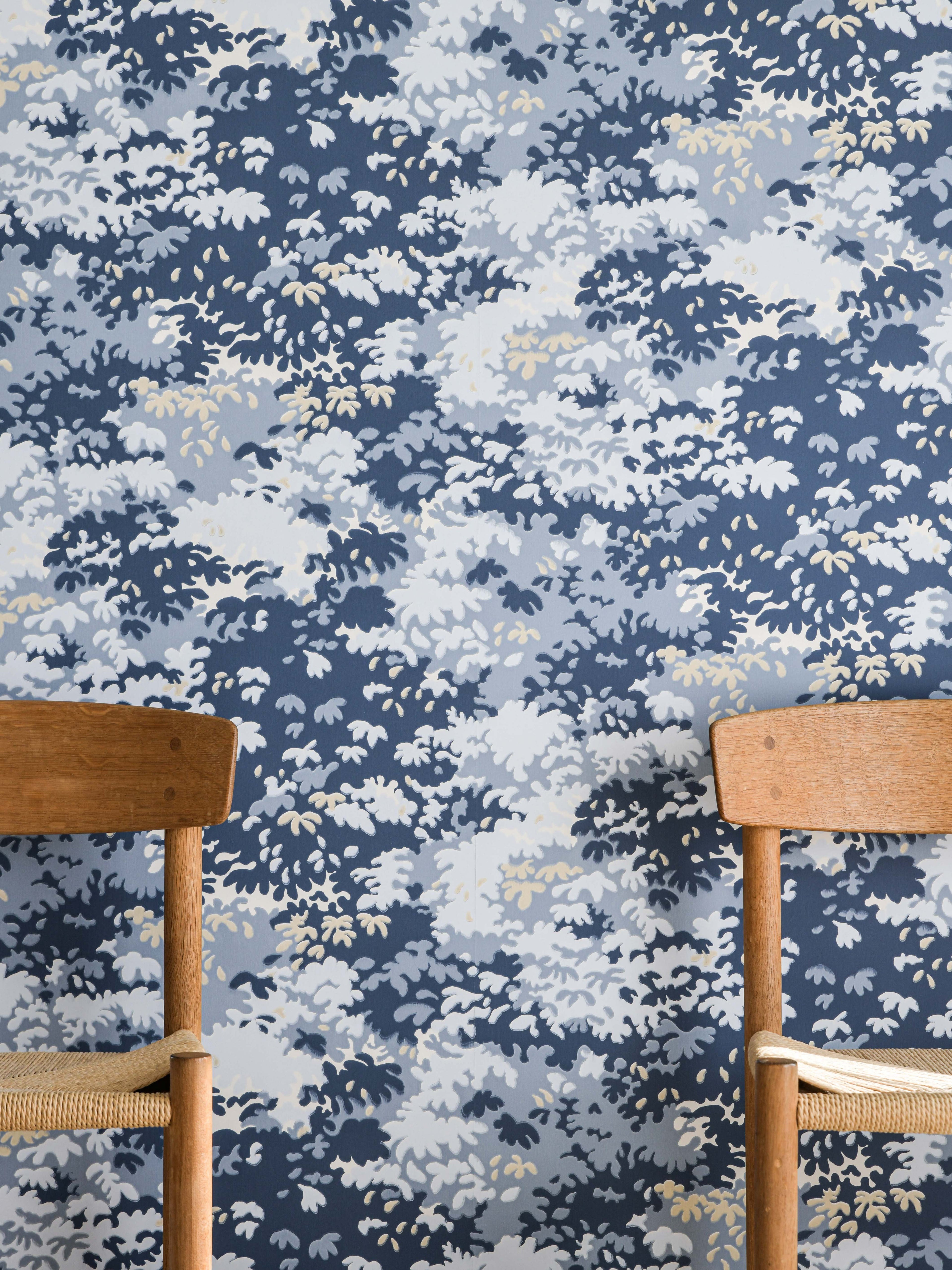 Into the Woods wallpaper by Langelid/von Bromssen - forest & woodland design in Blue