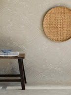Plenty more Fish wallpaper by Langelid/von Bromssen - coastal design in Beige