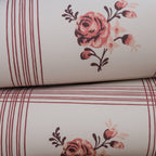 Rose wallpaper by Langelid/von Bromssen - floral design in Pink