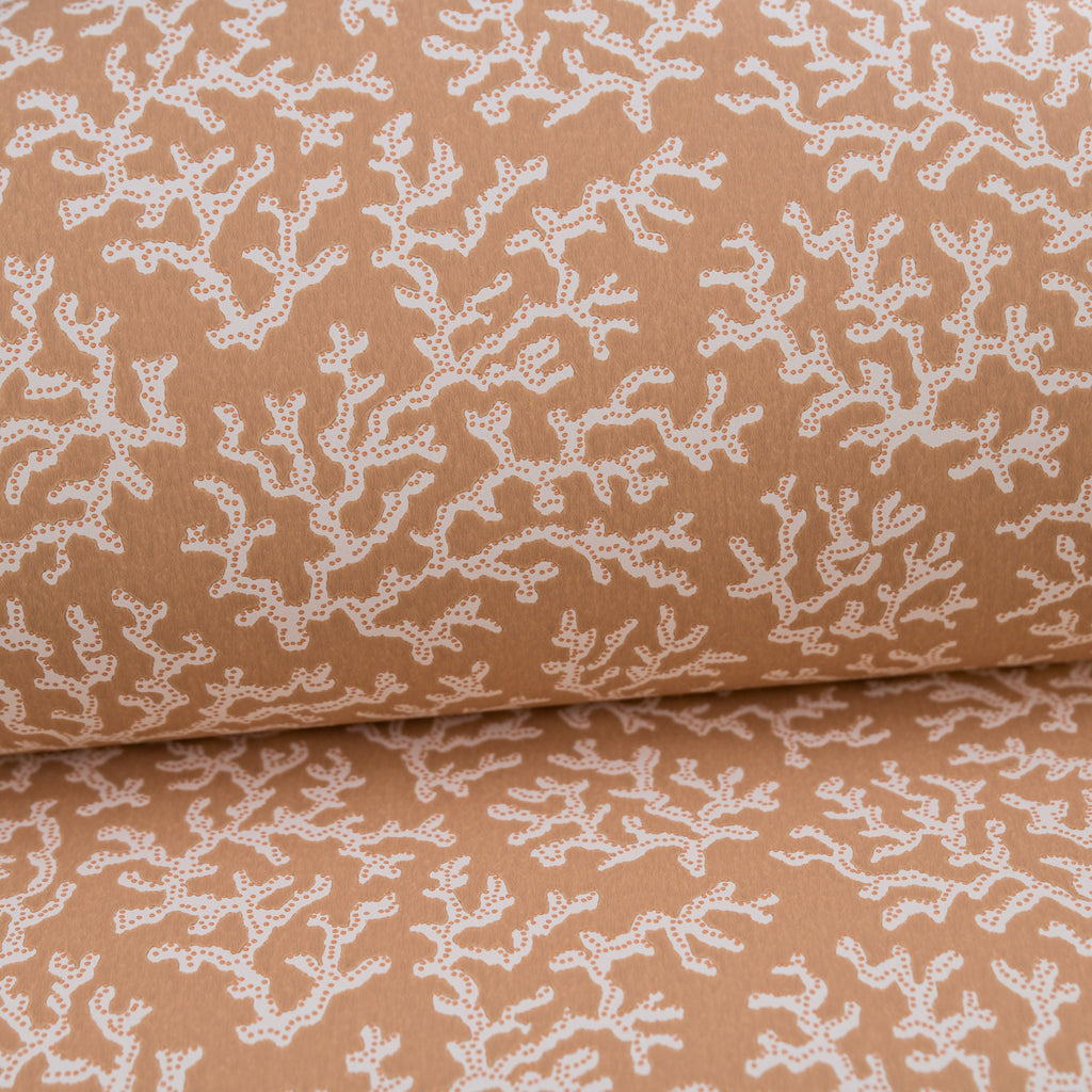 Coral wallpaper by Langelid/von Bromssen - coastal design in Orange