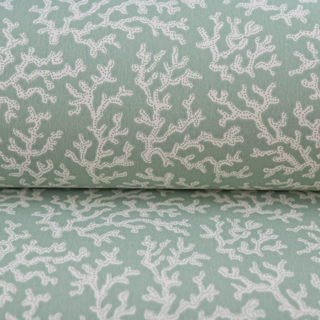 Coral wallpaper by Langelid/von Bromssen - coastal design in Teal
