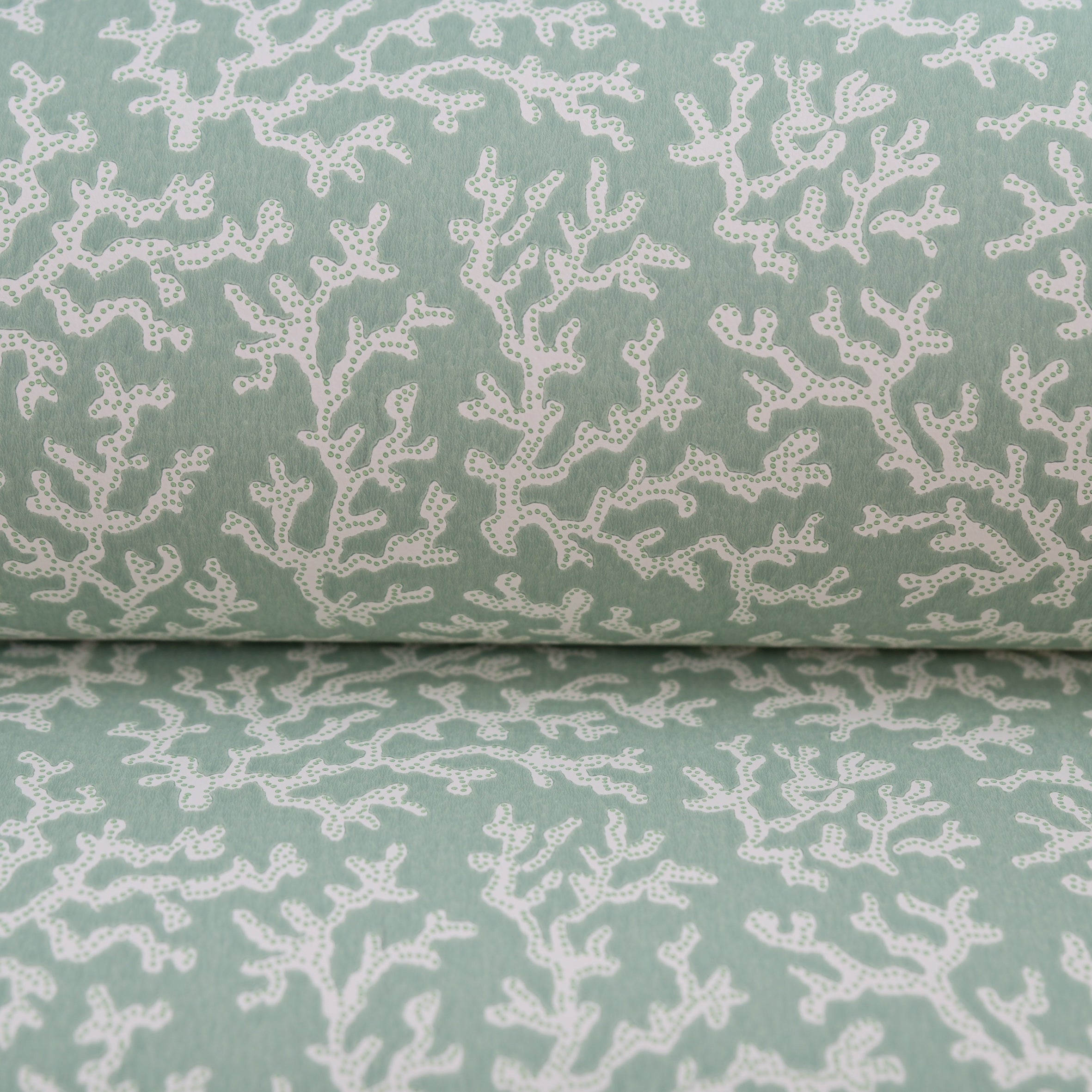 Coral wallpaper by Langelid/von Bromssen - coastal design in Teal