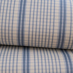Como wallpaper by Langelid/von Bromssen - stripe design in Blue
