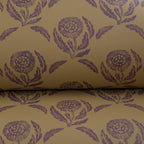 Daisy wallpaper by Langelid/von Bromssen - floral design in Yellow