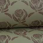 Daisy wallpaper by Langelid/von Bromssen - floral design in Green