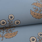 Floret wallpaper by Langelid/von Bromssen - floral design in Blue
