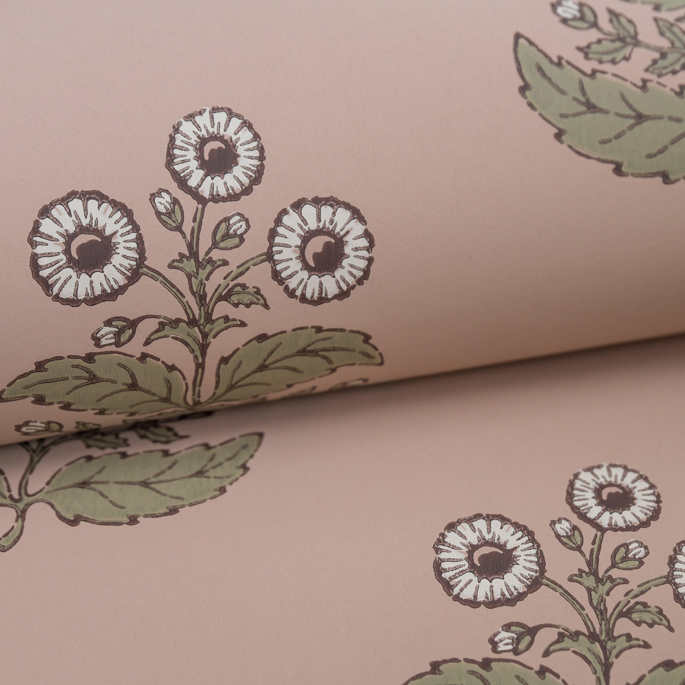 Floret wallpaper by Langelid/von Bromssen - floral design in Peach