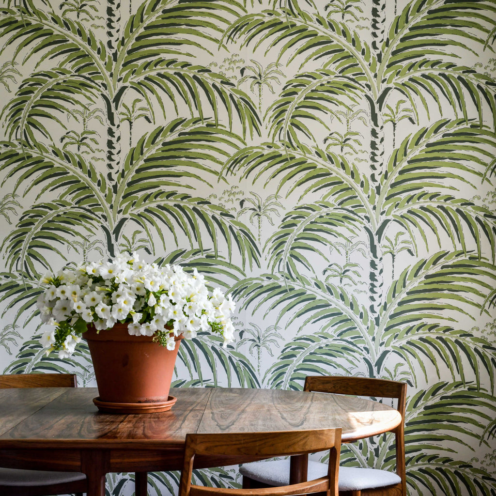 Palm House wallpaper by Langelid/von Bromssen - tropical design in Green