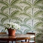 Palm House wallpaper by Langelid/von Bromssen - tropical design in Green