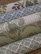 Laura wallpaper by Langelid/von Bromssen - floral design in Green