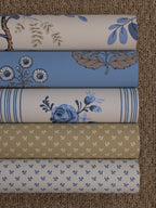 Tiny Flower wallpaper by Langelid/von Bromssen - floral design in Blue