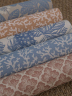 Laura wallpaper by Langelid/von Bromssen - floral design in Peach