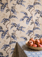 Toromiro wallpaper by Langelid/von Bromssen - botanical design in Blue