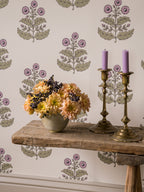 Floret wallpaper by Langelid/von Bromssen - floral design in Cream