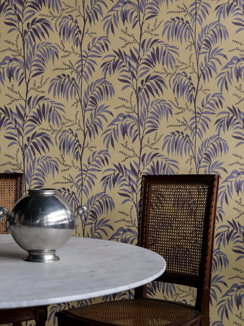 Casablanca Afternoon wallpaper by Langelid/von Bromssen - botanical design in Yellow