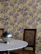 Casablanca Afternoon wallpaper by Langelid/von Bromssen - botanical design in Yellow