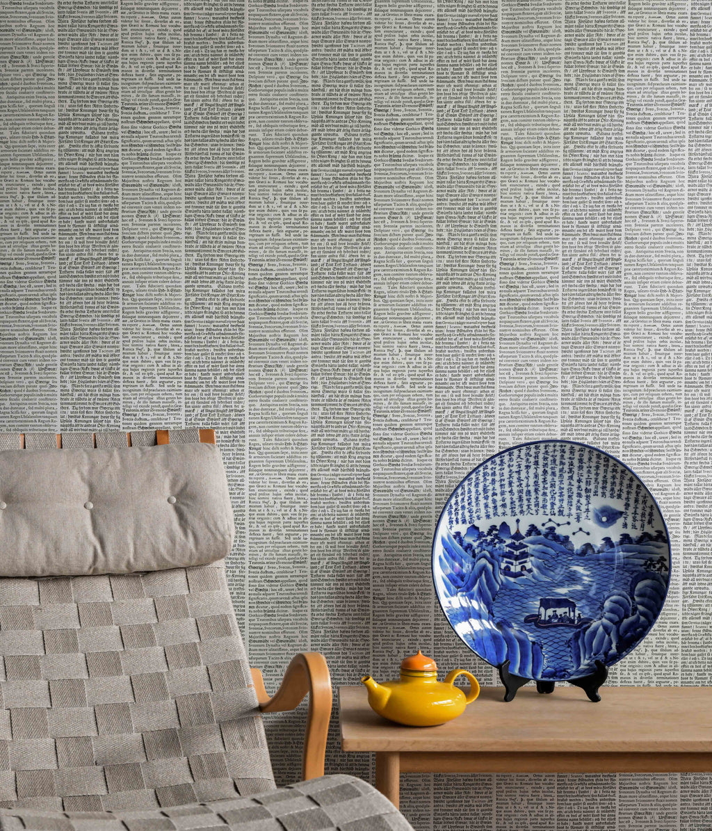 From Sweden with Love wallpaper by Langelid/von Bromssen - abstract design in Beige