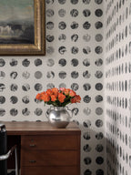 A Peep to the Past wallpaper by Langelid/von Bromssen - geometric design in Black
