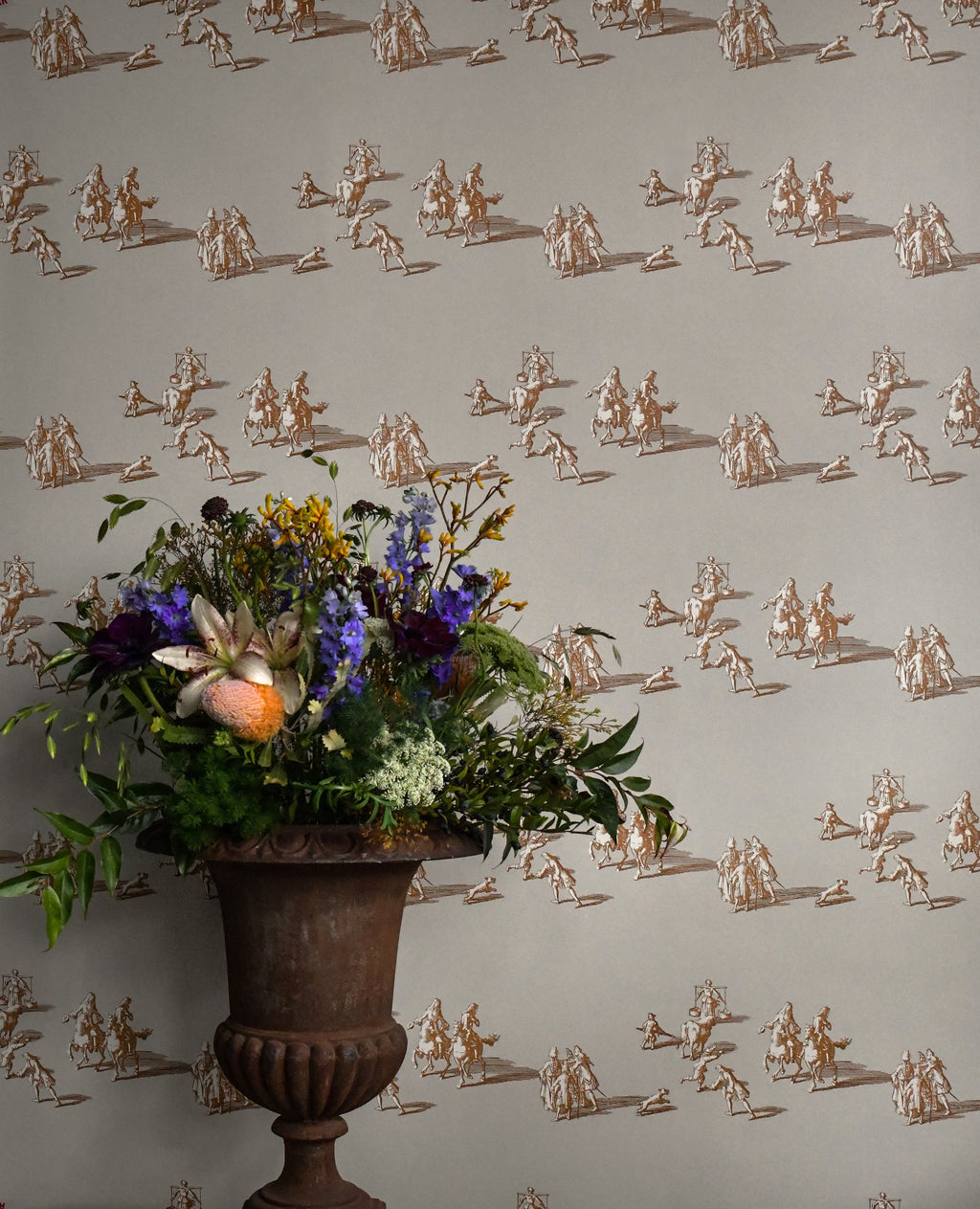 A Walk in the Park wallpaper by Langelid/von Bromssen - animals design in Brown