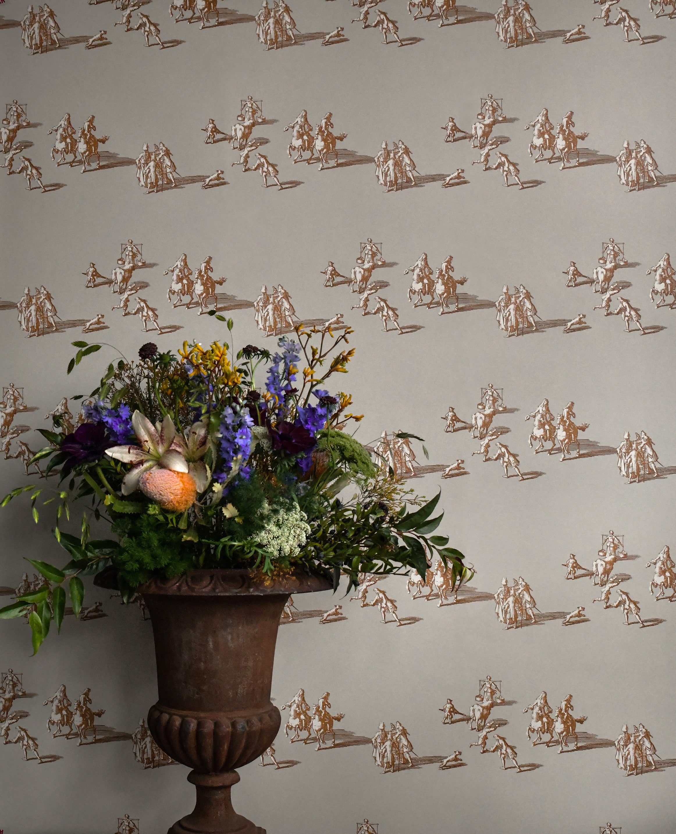 A Walk in the Park wallpaper by Langelid/von Bromssen - animals design in Brown