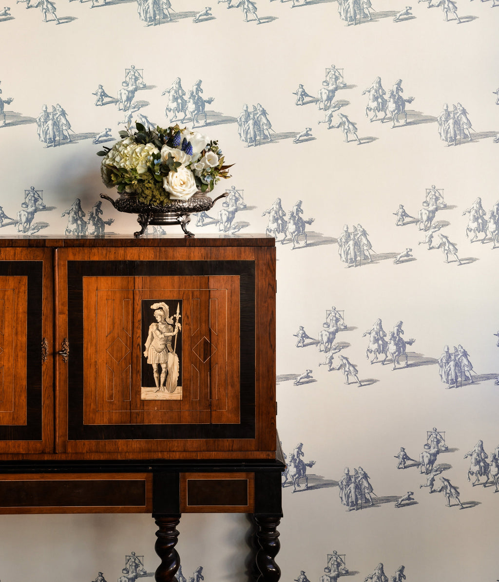 A Walk in the Park wallpaper by Langelid/von Bromssen - animals design in Blue