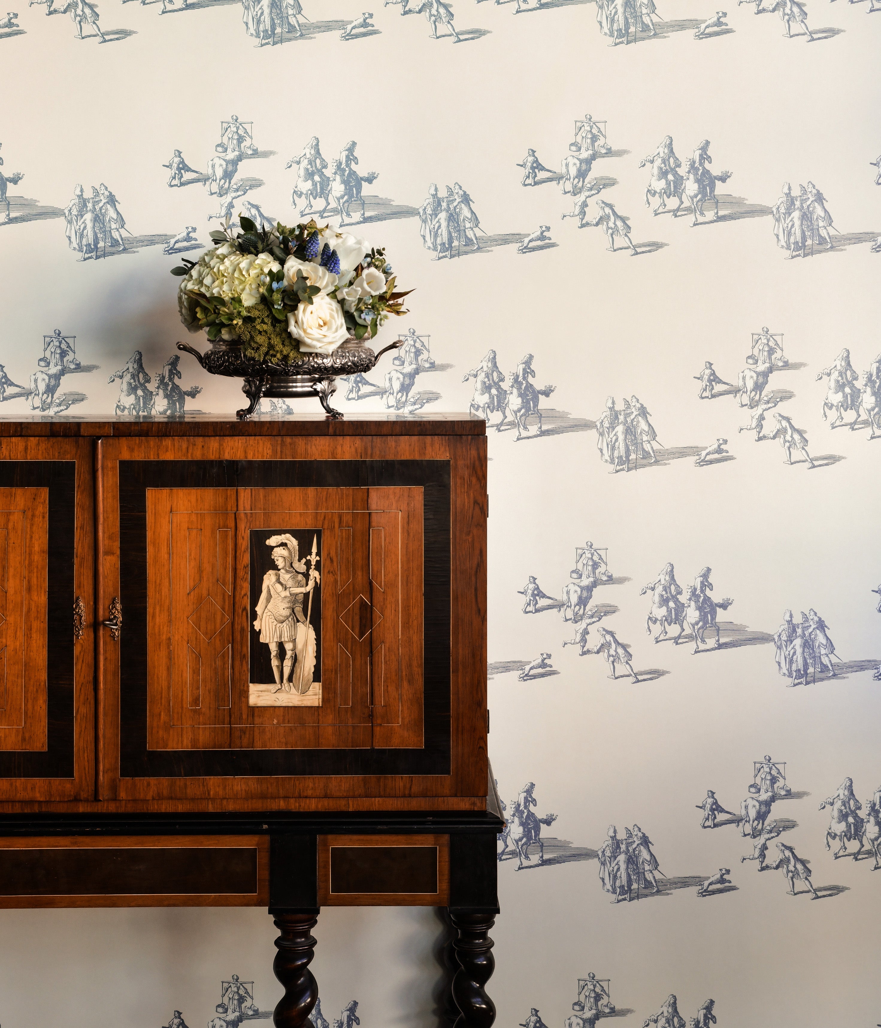 A Walk in the Park wallpaper by Langelid/von Bromssen - animals design in Blue