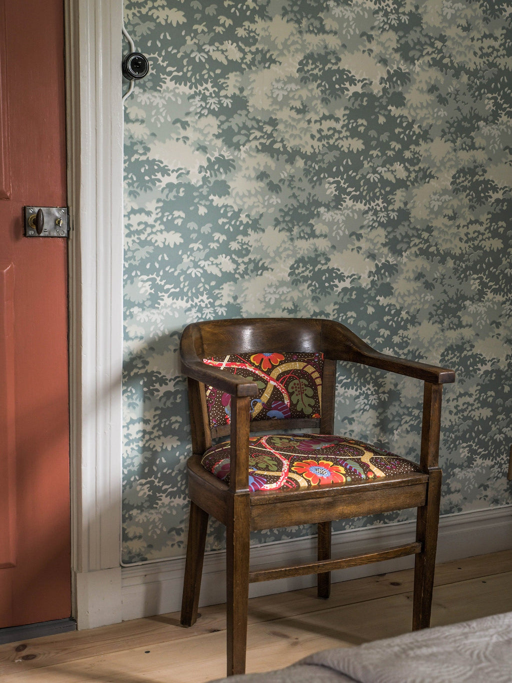 Into the Woods wallpaper by Langelid/von Bromssen - forest & woodland design in Teal