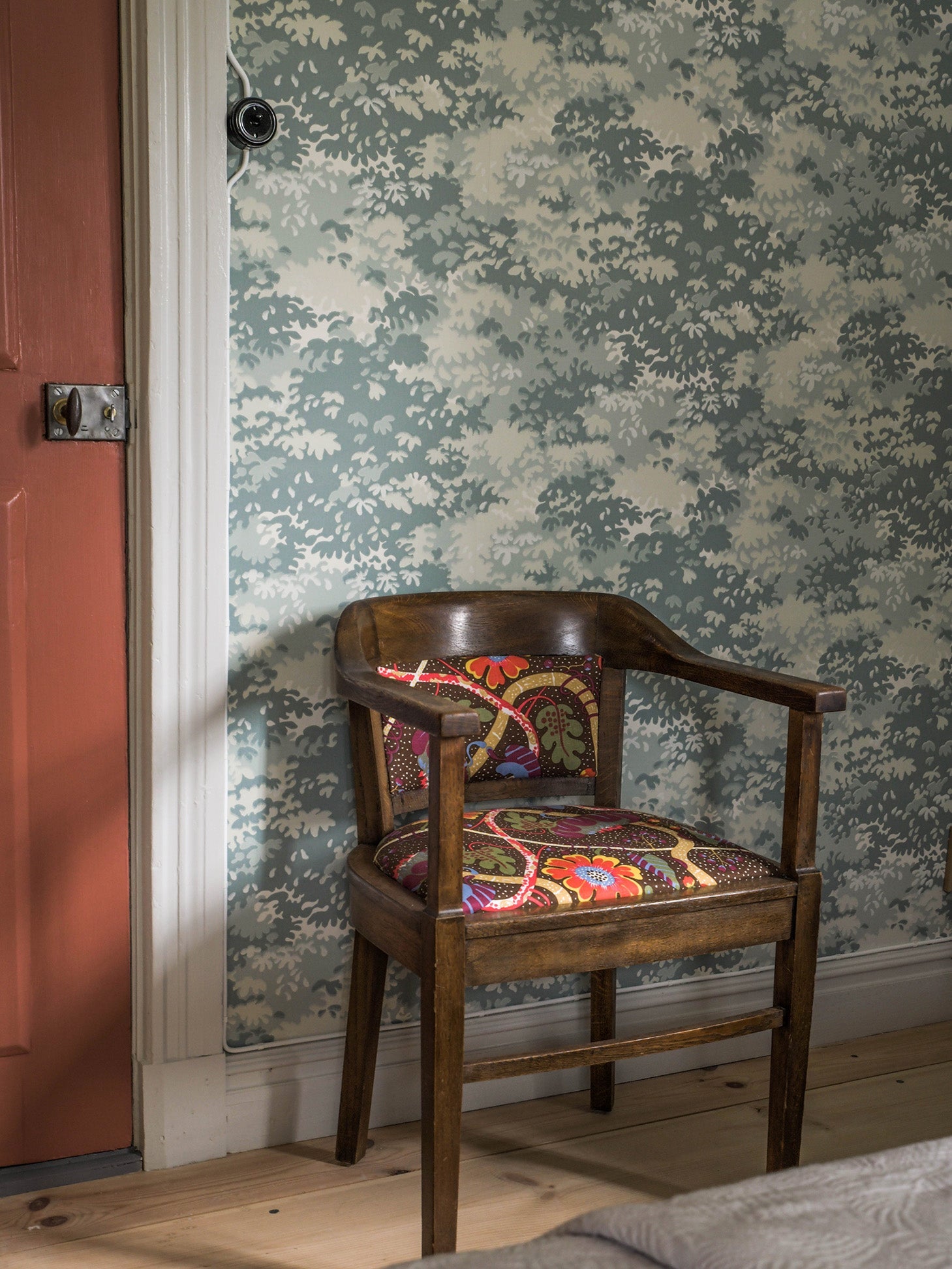 Into the Woods wallpaper by Langelid/von Bromssen - forest & woodland design in Teal