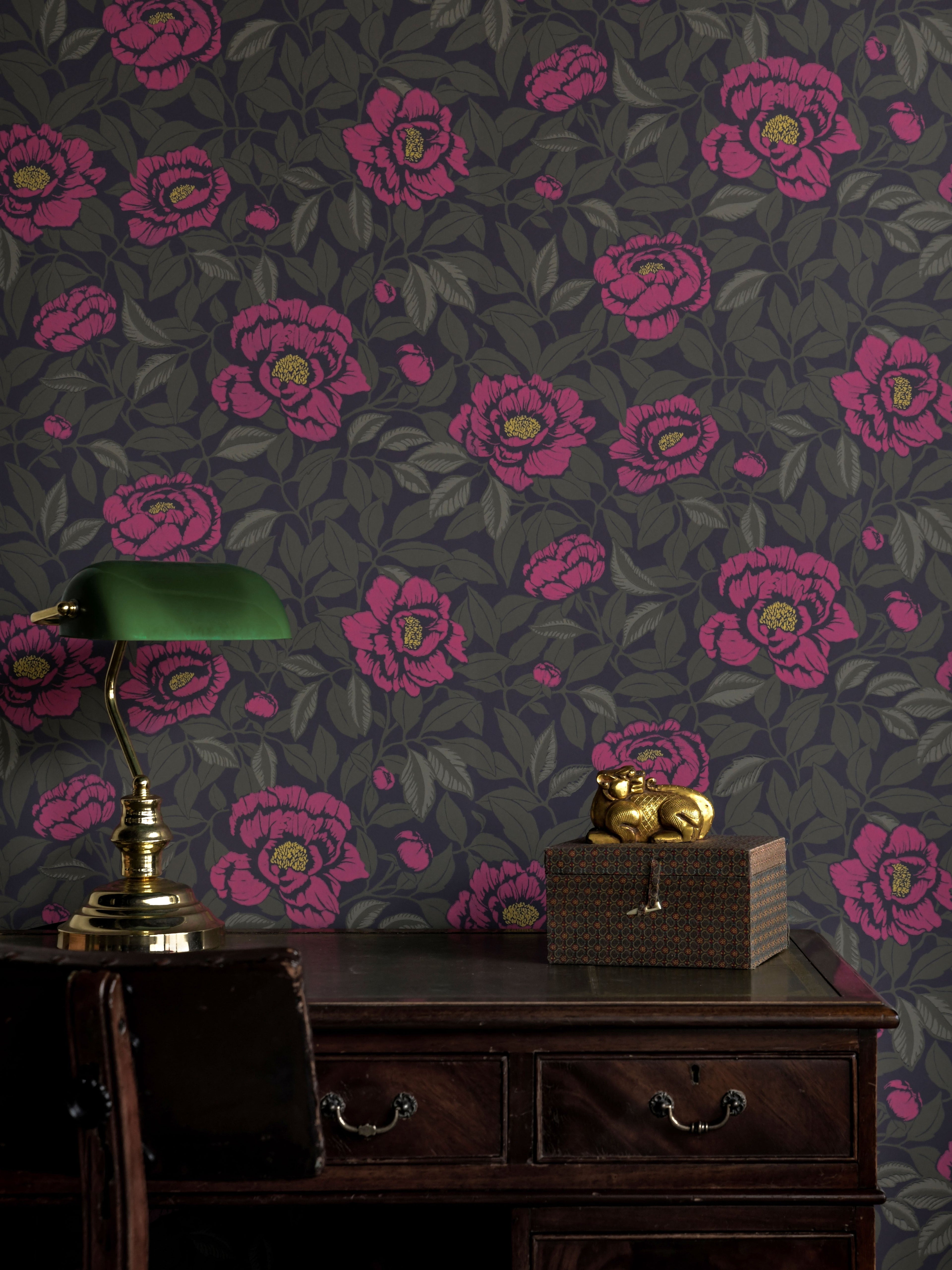 My Peony Garden wallpaper by Langelid/von Bromssen - floral design in Pink