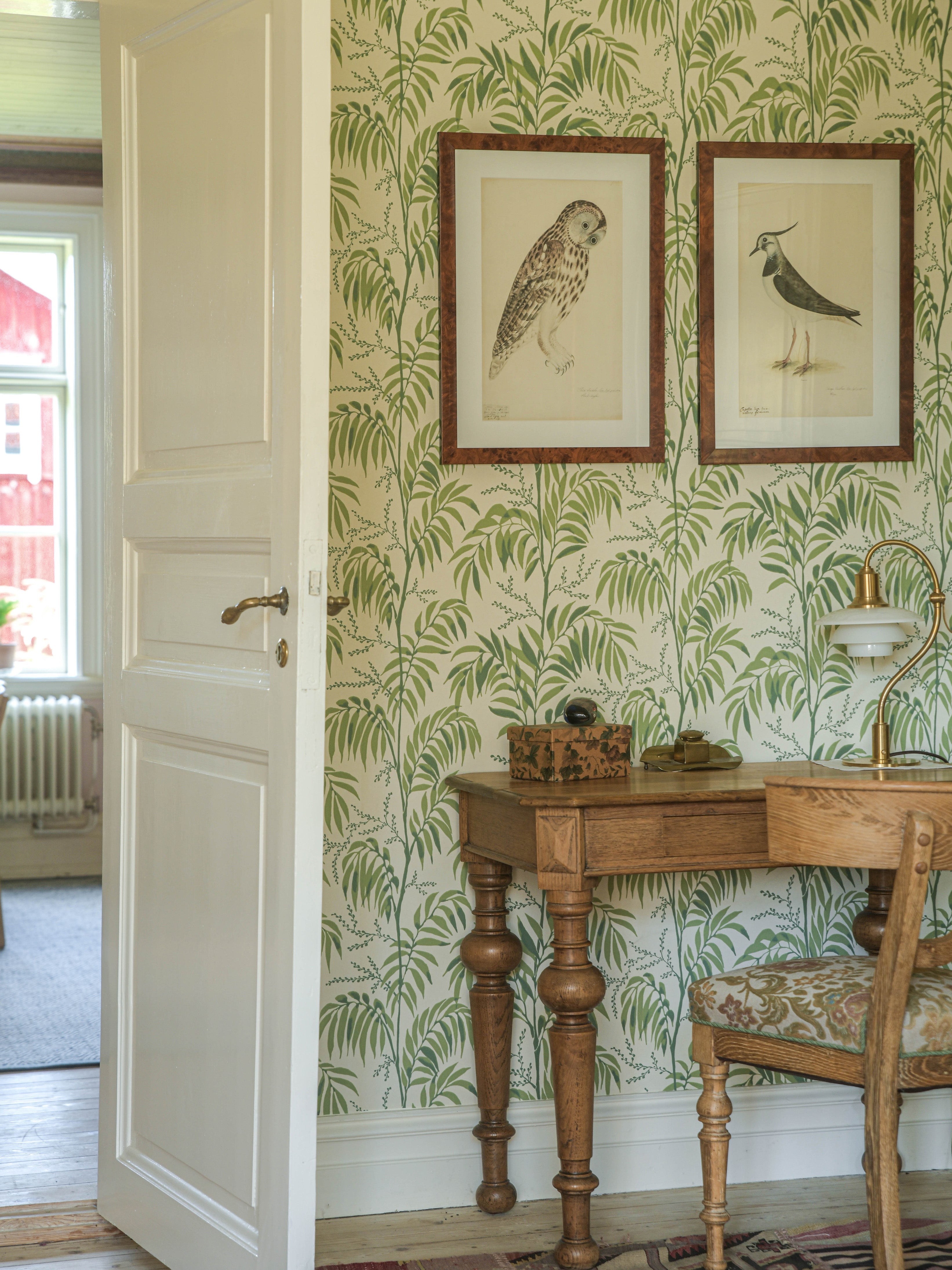 Casablanca Afternoon wallpaper by Langelid/von Bromssen - botanical design in Green – Palm