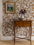 Caffeine wallpaper by Langelid/von Bromssen - botanical design in Yellow