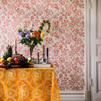 Halcyon Days wallpaper by Langelid/von Bromssen - floral design in Orange